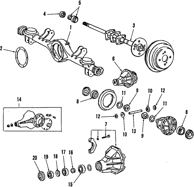 9036841050 - : Side Bearings for Toyota Image