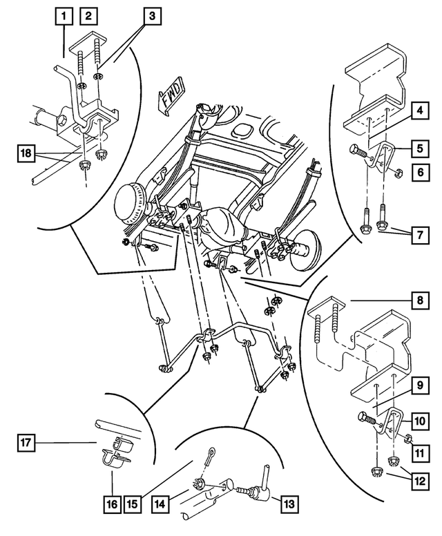 52039120 - Rear Suspension: Rear Sway Bar for Mopar Image image