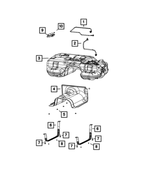 6503858 - Fuel and Accelerator Pedal: Hex Head Screw And Washer for Mopar Image image