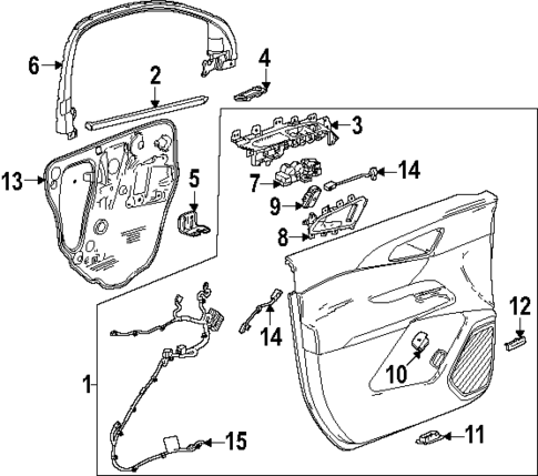 Liftgate for 2024 Chevrolet Traverse #2