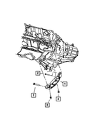 4891641AA - G288; 5-Speed; Manual Transaxle: Structural Collar for Mopar Image