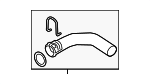 4H0121101P - Cooling System: Upper Hose for Audi Image