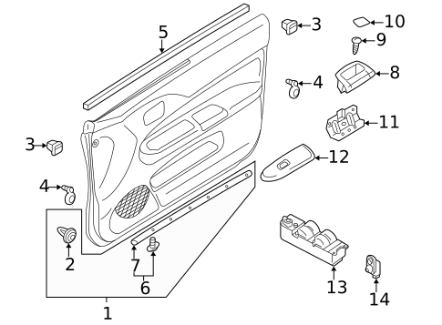 Front Door for 2007 Mitsubishi Lancer #0