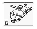 21768013917N31 - Body: Glove Box for Mercedes-Benz Image