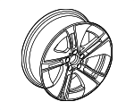 2364014100647X23 - Tire &amp; Wheel: Wheel for Mercedes-Benz Image