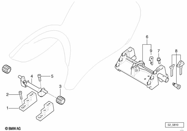 52532313482 - : Holder for BMW-Motorrad Image