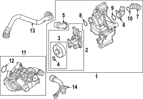 Water Pump for 2025 BMW 230i #0