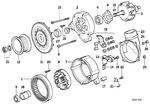 12311738101 - Engine Electrical System: Fillister Head Screw for BMW Image