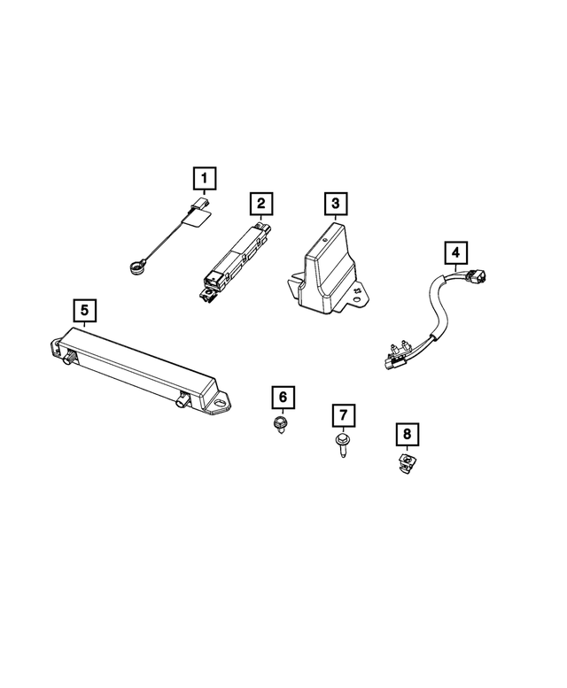 « 5091282AA – Electrical : Fil Volant CÂbles pour Mopar Image »