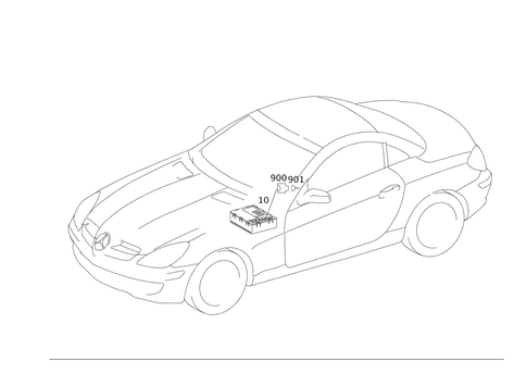 Central Gateway/System Diagnosis for 2008 Mercedes-Benz SLK280 #0