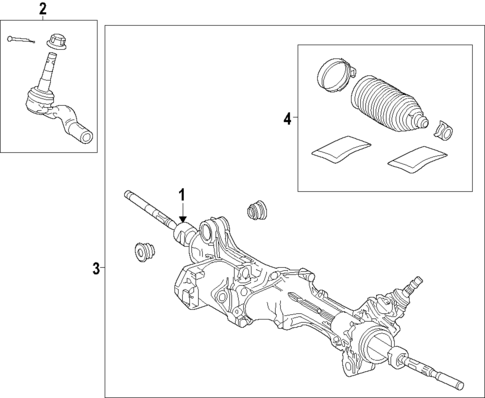 Steering Gear & Linkage for 2024 Toyota Tacoma #1