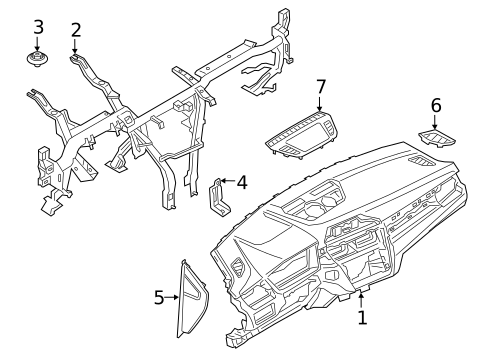 Instrument Panel for 2021 BMW X2 #0