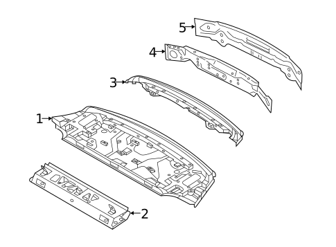 Rear Body for 2023 BMW M850i xDrive Gran Coupe #0