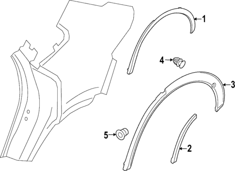 Exterior Trim - Quarter Panel for 2022 Porsche Cayenne #0