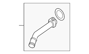 94810642112 - Cooling System: Engine Coolant Pipe for Porsche Image