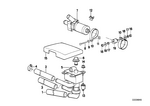 64211384763 - Heater and Air Conditioning: Hose F Additional Water Pump/Water Valve for BMW Image