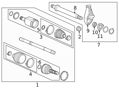 Drive Axles for 2019 Buick Encore #0