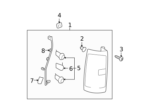 Combination Lamps for 2019 Chevrolet Silverado 1500 #4