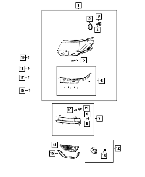 Lamps, Interior and Exterior for 2020 Jeep Compass #1