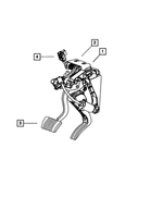 4683922AK - Service Brakes: Brake Pedal Module for Mopar Image