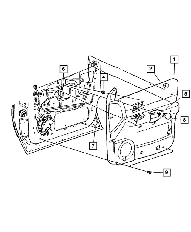 1AA73ZJ8AA - Interior Trim: Handle Screw Cover Cap for Mopar Image