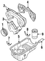 135000B000 - : Lower Timing Cover for Nissan: Quest Image