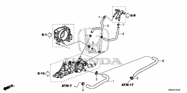 Water Hose for 2021 Honda Odyssey #0