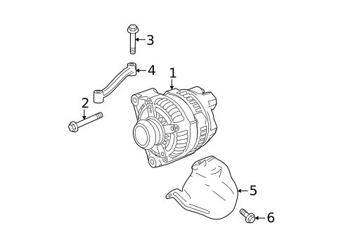 Alternator for 2010 Buick Lucerne #0