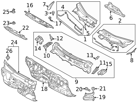 Cowl for 2018 Mazda CX-5 #0