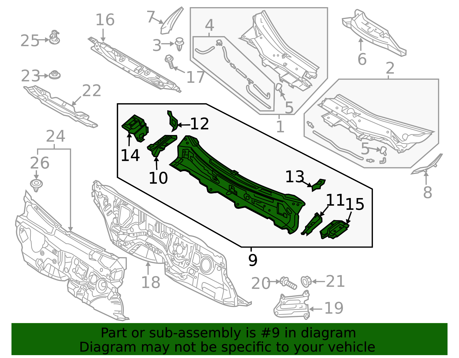 KB7W-53-500 - Cowl Panel - 2017-2025 Mazda CX-5 | Mazda Swag