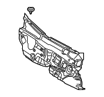 KB7W6863XA - Body: Lower Insulator for Mazda: CX-5 Image