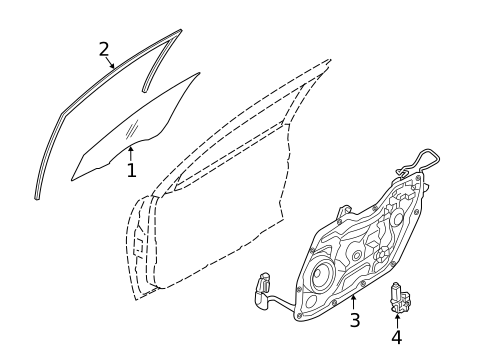 Front Door for 2012 Hyundai Elantra #0