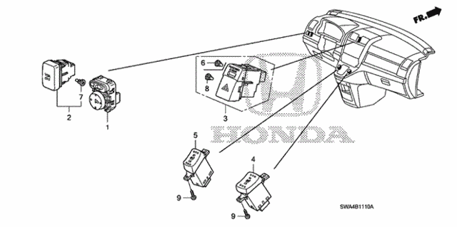 Switch for 2008 Honda CR-V #0