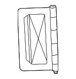 F5TZ18B545A - HVAC: Door for FORD Image