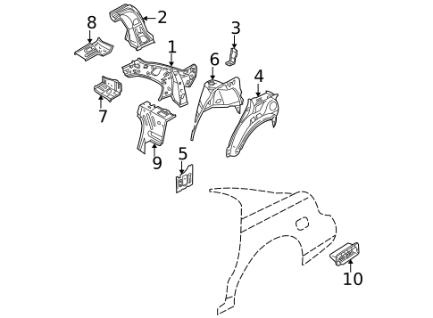 Inner Structure for 2003 Nissan Altima #0