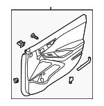 82308G2250YGE - Body: Door Trim Panel for Hyundai Image