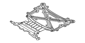 4M1399345F - Suspension: Powertrain Skid Plate for Audi Image