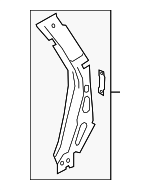 JL1Z7828408A - Body: Pillar Reinforced for Ford: Expedition | Lincoln: Navigator Image