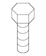 9XF00215X0 - Electrical: Ignition Coil Bolt for Mazda: 3, 6, CX-3, CX-5, CX-50, CX-70, CX-9, CX-90, MX-5 Miata, Tribute Image