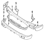 1992-1995 Toyota Pickup - Mount Bracket