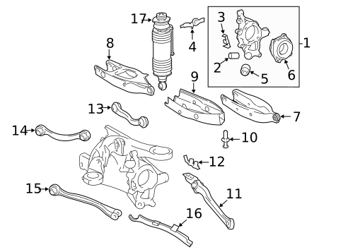 Wheel Bearings, Seals, & Related Components for 2012 Mercedes-Benz SL 550 #0