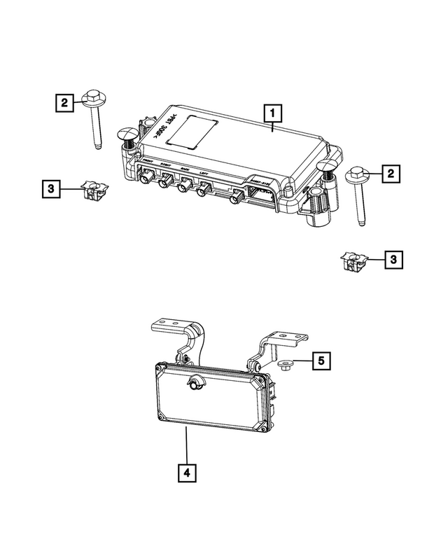 68612896AB - Electrical: Camera Processor Module for Mopar Image image