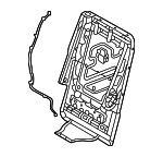 89410P2BA0 - Body: Seat Back Frame for Kia Image