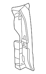 8H0821111 - Body: End Plate for Audi: A4, A4 Quattro, RS4, S4 Image
