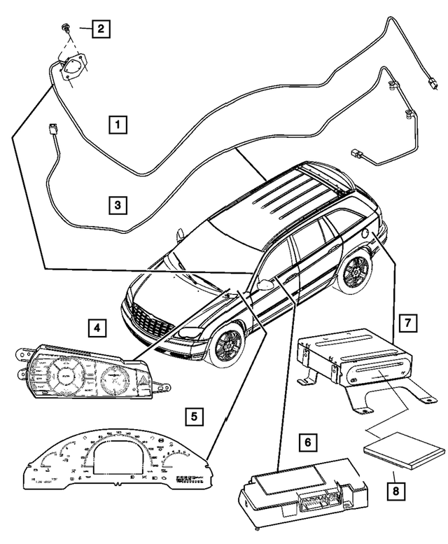 « 5082903AF –  : Pan Instr Grp Instr pour Mopar Image »