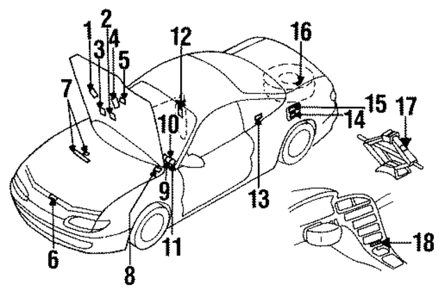 GD5A69036 - : Emission Label for Mazda Image