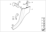 54347011073 - : Left Contact Bush for BMW Image