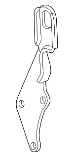 12570319 - Electrical: Mount Bracket Rear Bracket for Buick: Century, Rendezvous, Terraza | Chevrolet: Impala, Lumina, Malibu, Monte Carlo, Uplander, Venture | Oldsmobile: Alero, Cutlass, Silhouette | Pontiac: Aztek, G6, Grand Am, Grand Prix, Montana | Saturn: Relay Image