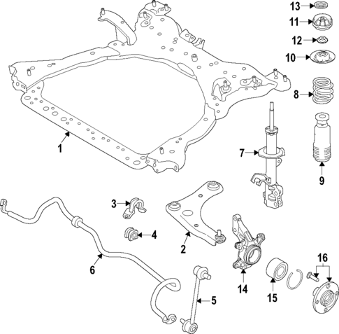 Suspension Components for 2024 Nissan Versa #0