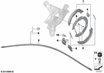 34416761292 - Brakes: Repair Kit Brake Shoe Asbestos-Free for BMW Image
